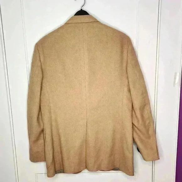 Vintage Orvis Jacket Mens 42L Sport Coat Blazer Camel Wool Made USA Tan - Picture 2 of 5